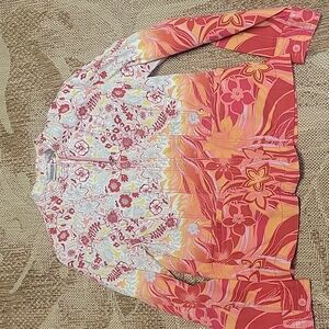 Chicos Floral Jacket size 1